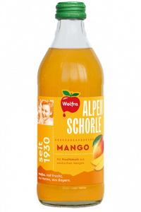 Wolfra Alpenschorle Mango | GBZ - Die Getränke-Blitzzusteller